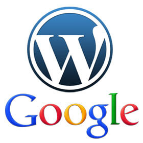 logo Wordpress i Google