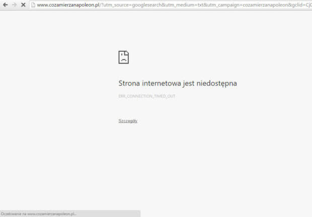 error 503 sobota