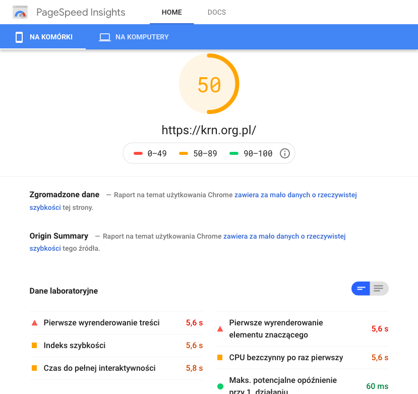 PageSpeed Insights