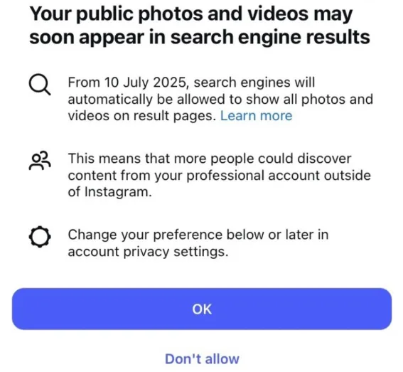 meta index in Google